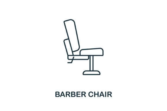 Barber Chair Icon: A Versatile Design Element
