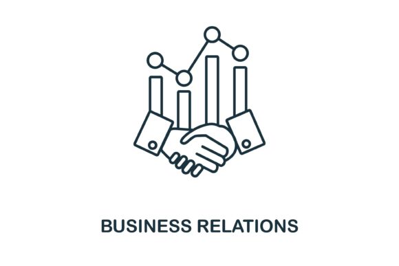 Business Relations Icon: A Versatile Design Asset