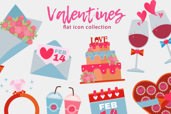 Enhance Your Designs with Valentines Icon Set