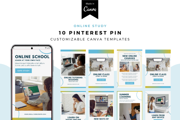 Exploring the Online Study Pinterest Template for Effective Learning