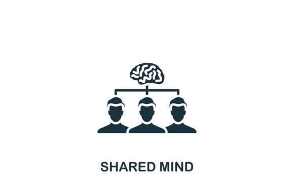 Shared Mind Icon: A Versatile Symbol for Modern Design