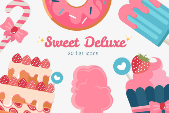 Sweet Deluxe Icon Set: A Versatile Tool for Creative Projects