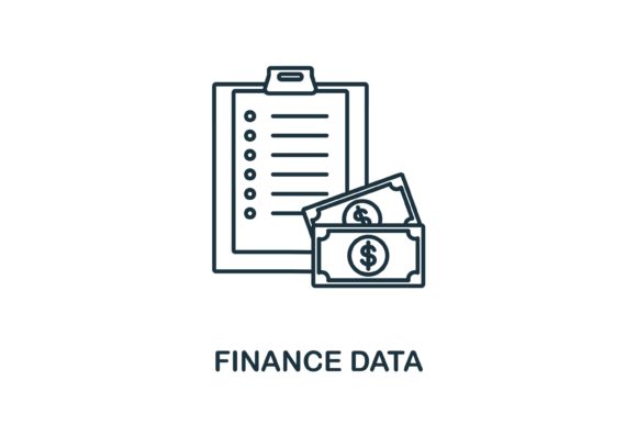Unlocking Insights with Finance Data Icon