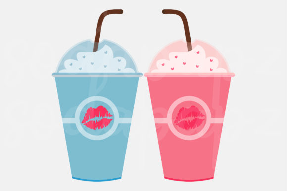 Valentines - Couple Drinks: A Versatile Graphic Design Asset for Creative Projects